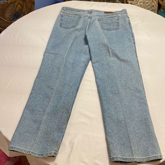 Levi Strauss VTG Relaxed Fit Wrinkle Free 540 Denim Jeans Size 42 X 30 - Picture 8 of 11
